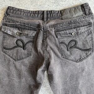 Rocawear Jeans Mens 36 Black‎ Straight Baggy Skater Hip Hop Denim Y2K READ